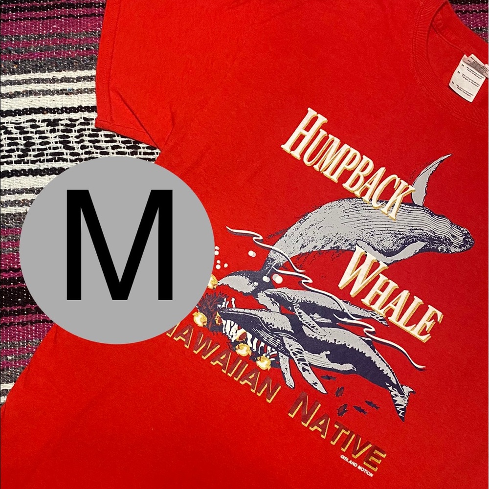 Humpback whale graphic tee